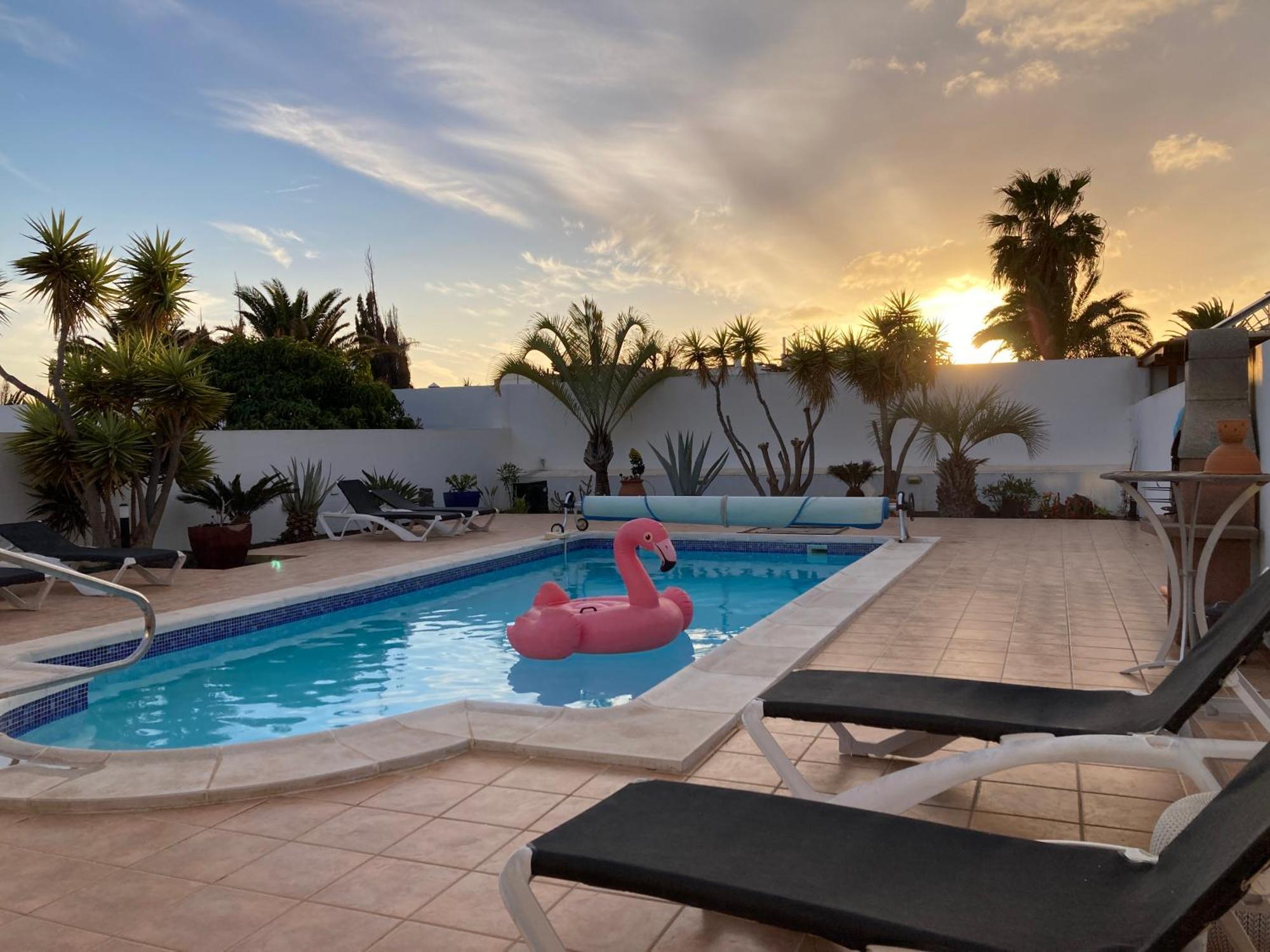 "Our Soleada" Villa Cosy And Flowery, Heated Pool Playa Blanca  Exterior photo