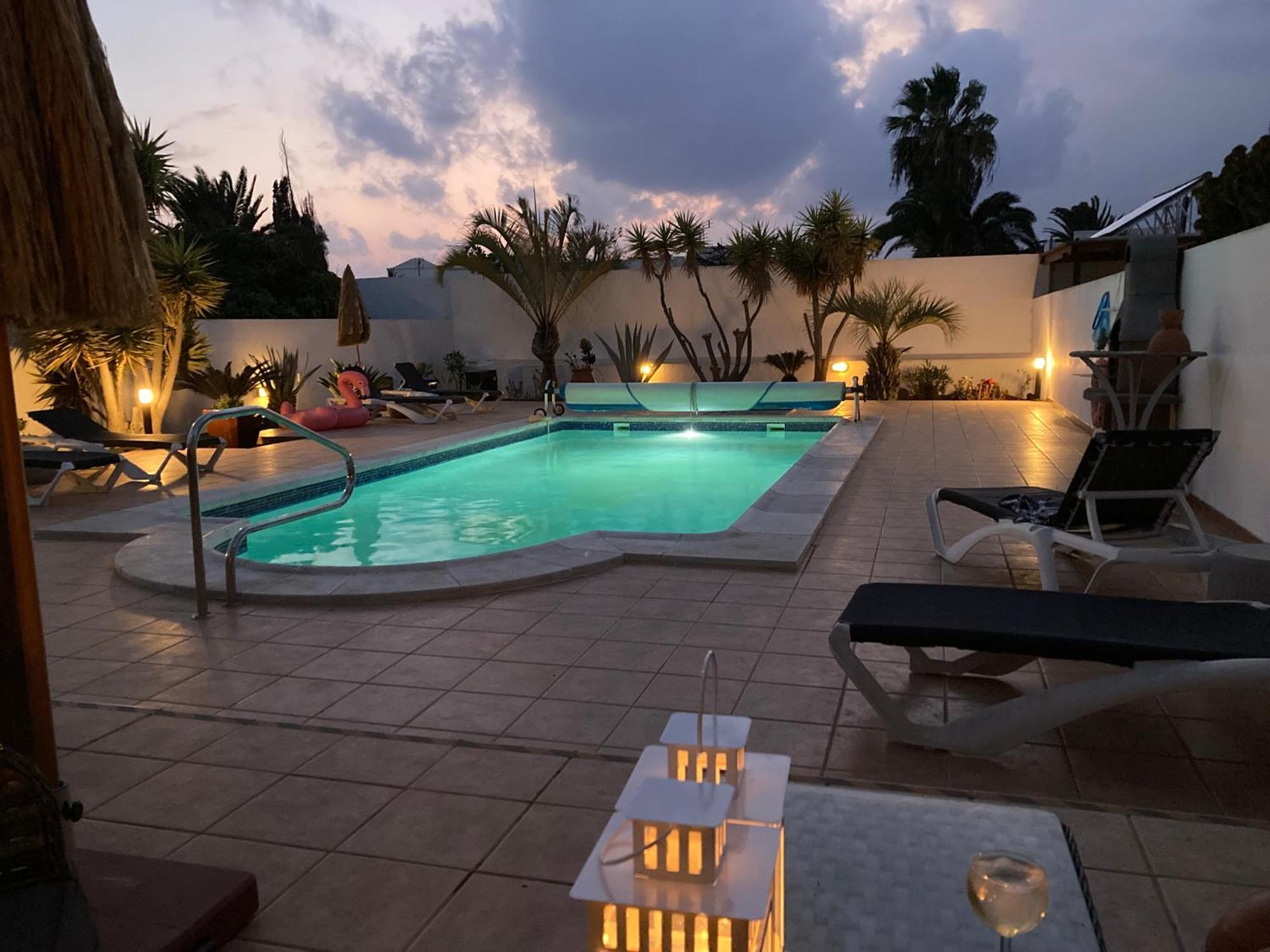 "Our Soleada" Villa Cosy And Flowery, Heated Pool Playa Blanca  Exterior photo
